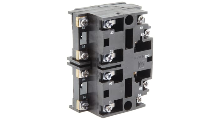Blocco contatti 1 CO a vite Schneider Electric XESD1291, tensione 600V, corrente 12A, montaggio a vite, serie Harmony XAC.