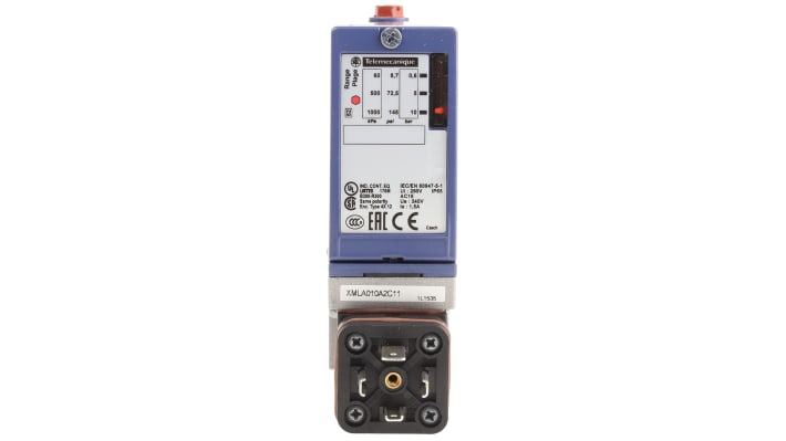 Pressostato Differenziale Telemecanique Sensors XMLA010A2C11 - Controllo pressione oli, acqua e aria 10bar, uscita relè.