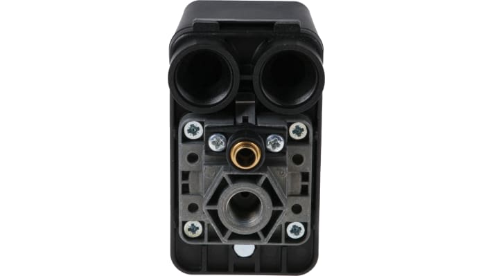 Sensore di pressione differenziale Telemecanique Sensors XMPE12C2131, max 12 bar, attacco G 1/4, IP54, per aria e acqua.