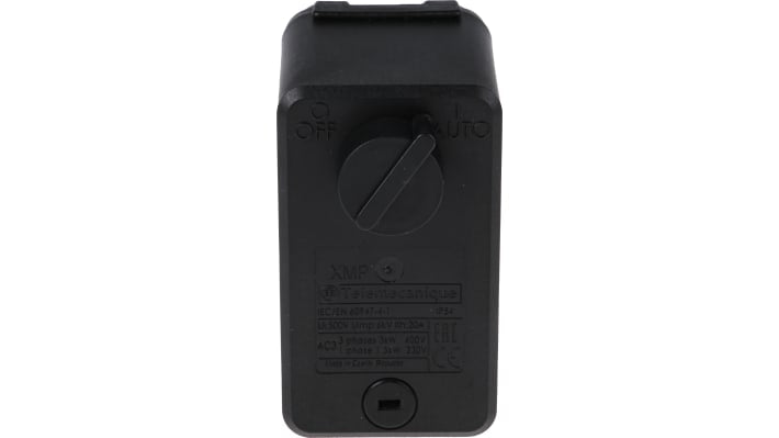 Sensore di pressione differenziale Telemecanique Sensors XMPE12C2131, max 12 bar, attacco G 1/4, IP54, per aria e acqua.