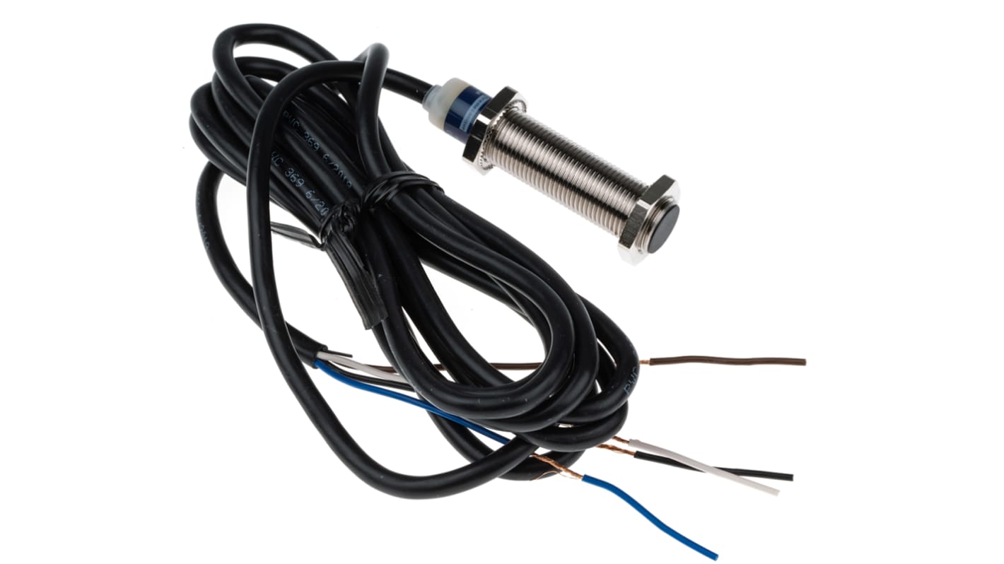 Sensore di prossimità induttivo Telemecanique XS1M12KP340, rilevamento 2 mm, M12 x 1, PNP/NPN - Ideale per applicazioni industriali.