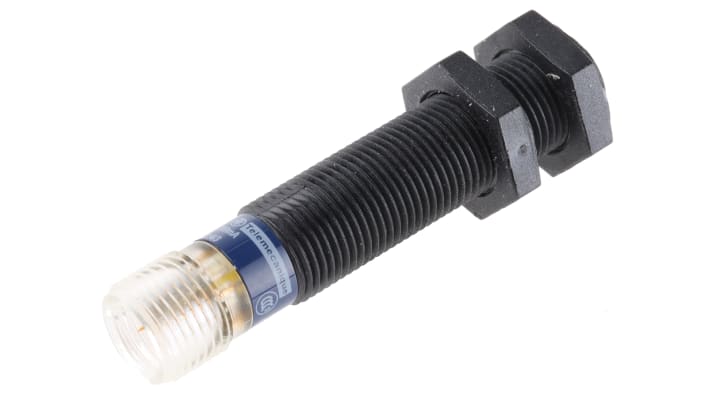 Sensore di prossimità cilindrico PNP M12 Telemecanique Sensors XS4P12PA370D, rilevamento 4 mm, IP67, alimentazione 12-48 V c.c.