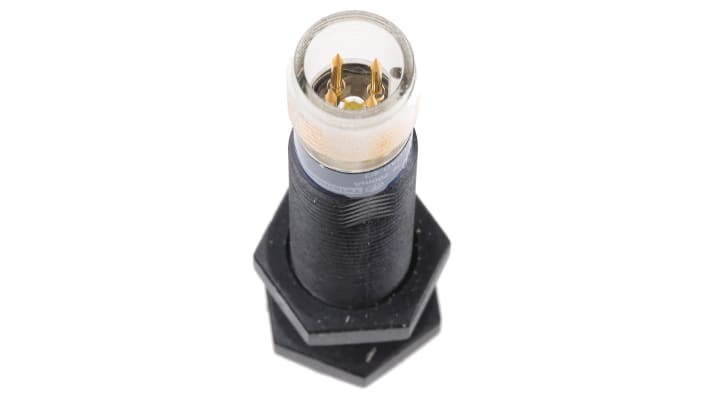 Sensore di prossimità cilindrico PNP M12 Telemecanique Sensors XS4P12PA370D, rilevamento 4 mm, IP67, alimentazione 12-48 V c.c.