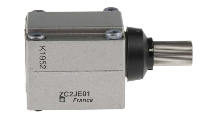 Testa rotante Telemecanique Sensors ZC2JE01 per serie XCJ2, progettata per applicazioni industriali, senza leva di comando.