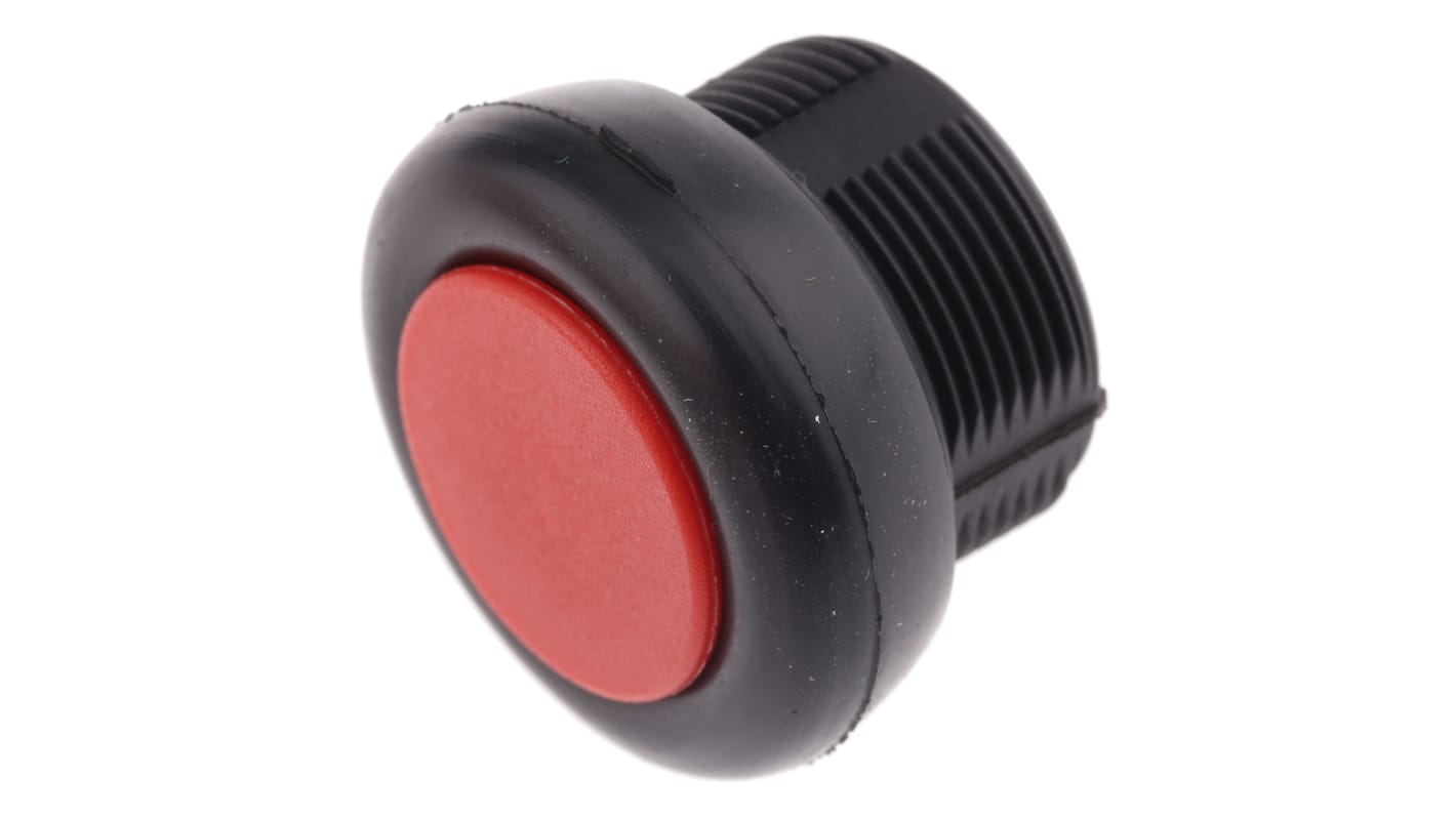 Attuatore pulsante XACA9414, colore rosso, montaggio anteriore per stazioni di controllo pensili Harmony XAC. IP69, diametro foro 22mm. Schneider Electric.
