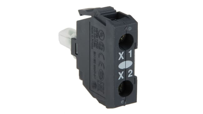 Blocco luminoso Schneider Electric Harmony XB LED universale bianco 230V morsetto a vite ZBVM1 - Ideale per automazione e segnali