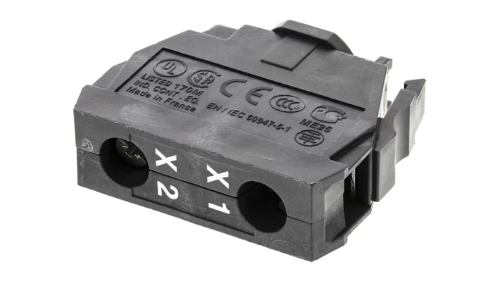 Blocco luci incandescenza Schneider Electric ZBV6 per serie Harmony XB4, 250V, terminali a vite. Alta affidabilità e prestazioni per luci pilota.