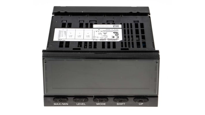 Misuratore digitale multifunzione da pannello Omron K3HB-VLC 100/240VAC, display LED a colori, dimensioni 101,2 x 112 x 48 mm.