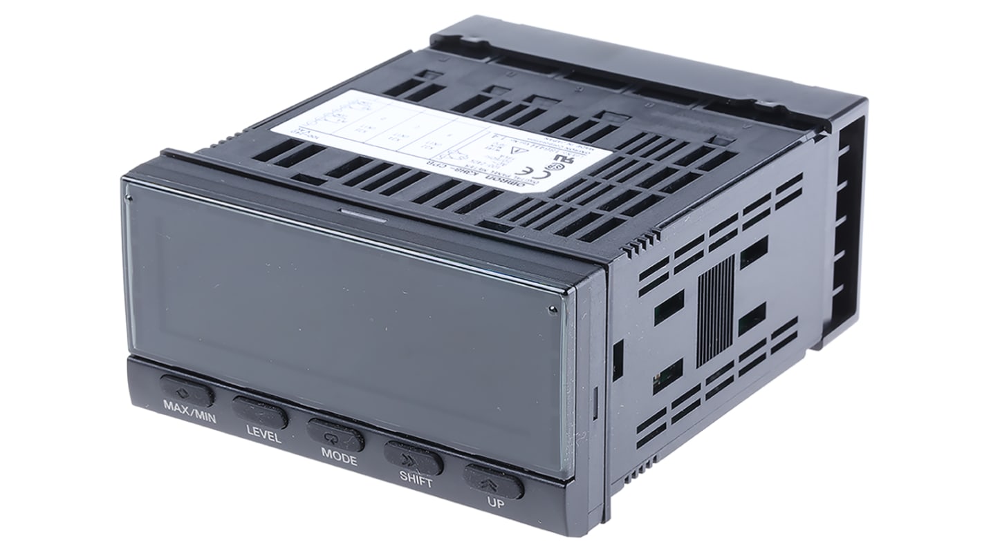 Omron K3HB-CPB 100/240VAC, contatore minuti LCD 5 cifre, ingresso fino a 50 kHz, cornice IP66, dimensioni 101,2x112x48 mm.