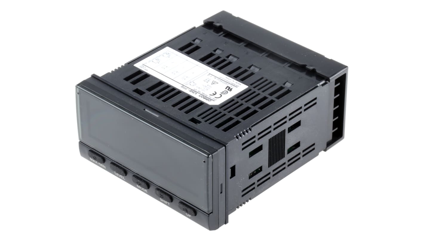 Omron K3HB-PPB 100/240VAC, voltmetro digitale da pannello con display LED, alimentazione 100/240 V, dimensioni 101,2 x 112 x 48 mm.