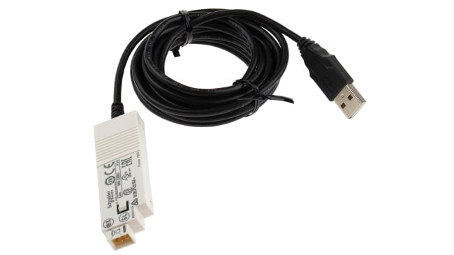 Cavo PLC Schneider Electric SR2USB01, 3m, per relè Zelio Logic 2 - Serie Zelio Logic. Compatibile con Windows, ideale per automazione industriale.