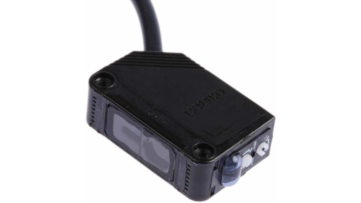 Sensore laser miniaturizzato Omron E3Z-LR81 2M, rilevamento 60 m, uscita PNP - Precisione avanzata per target minuscoli.