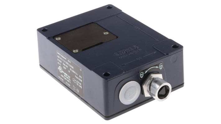 Interruttore di interblocco a solenoide Schmersal AZM415-11/11 ZPKE, 230 V, contatti 2NC e 2NA, grado di protezione IP67, dimensioni 46,5 x 141 x 100 mm.