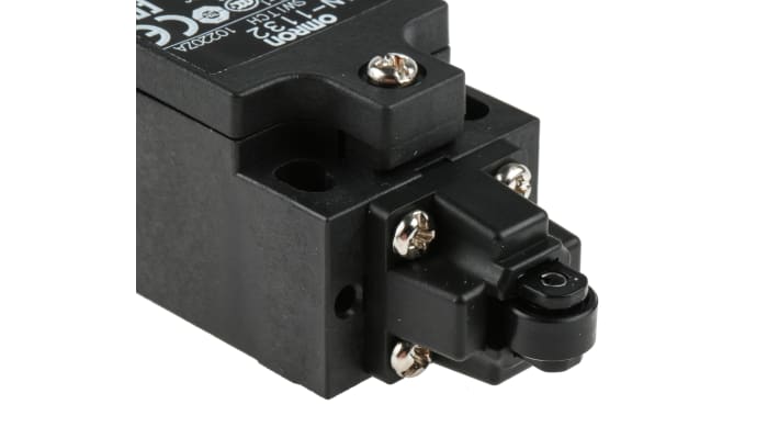 Interruttore di interblocco Omron D4N1132, tasto a rotella, protezione IP67, dimensioni 83,6 x 31 x 31,5 mm.