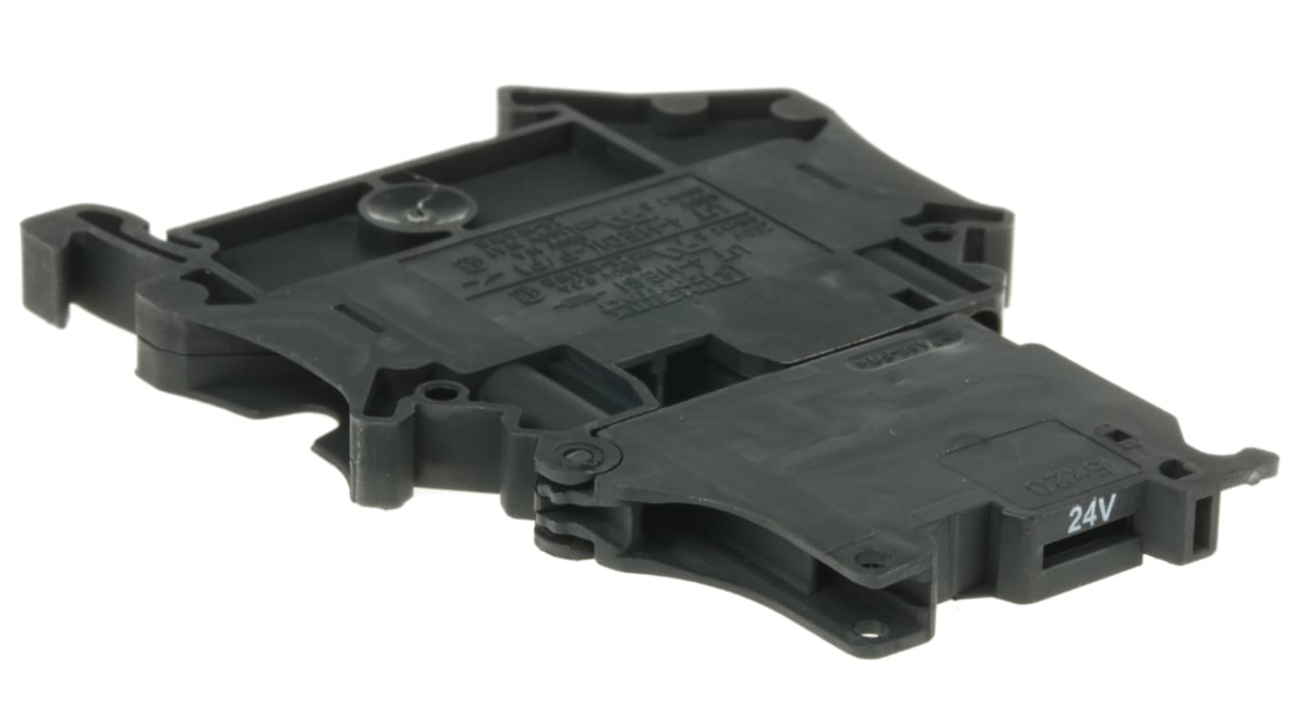 Morsetti portafusibili componibili Phoenix Contact 3046090, rame resistente, collegamento multiconduttore, principio Reakdyn, compatibili con CLIPLINE.