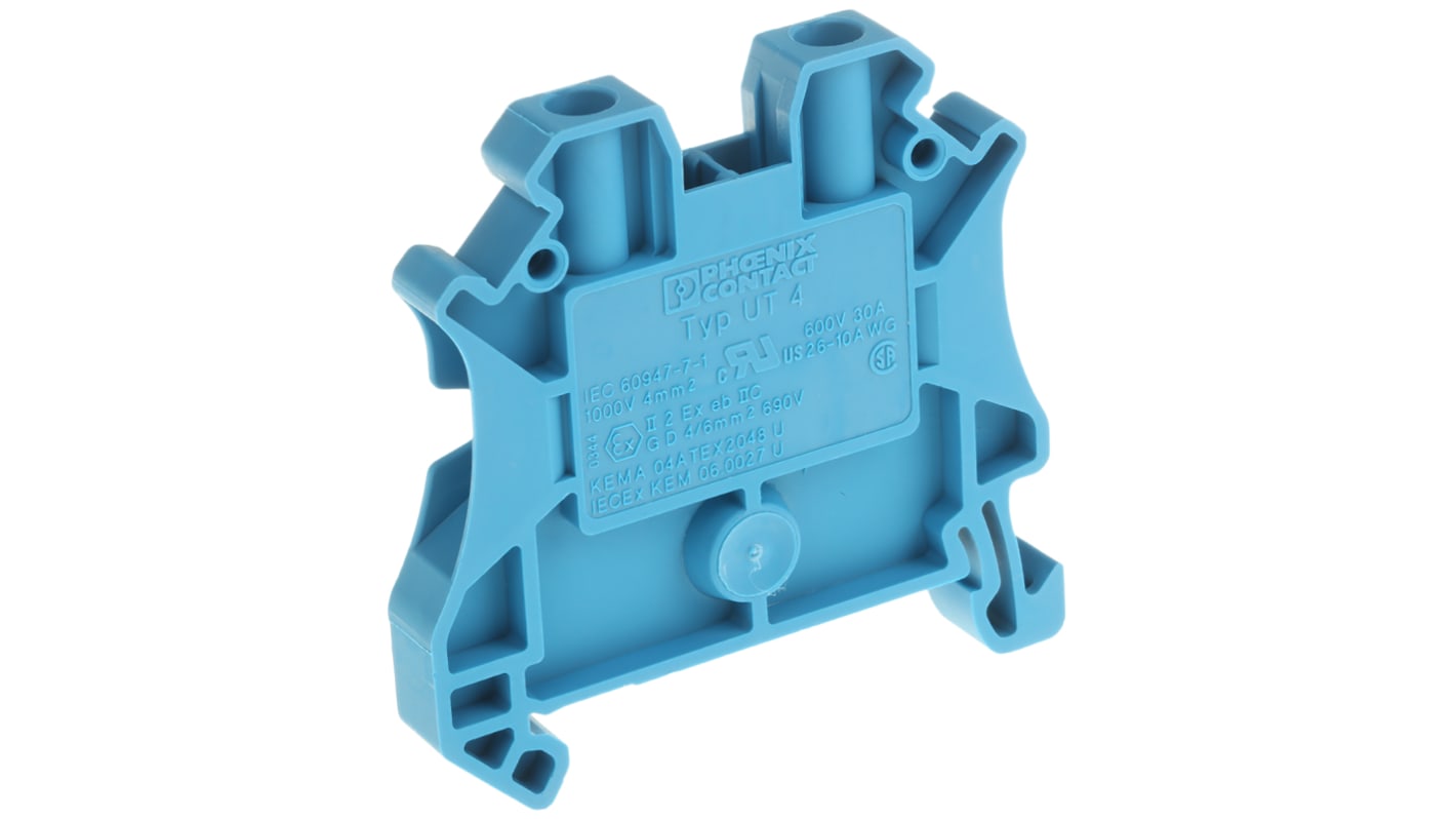 Morsettiera passante Phoenix Contact 3044115: Terminali in lega di rame, facile collegamento multiconduttore, compatibile con CLIPLINE.