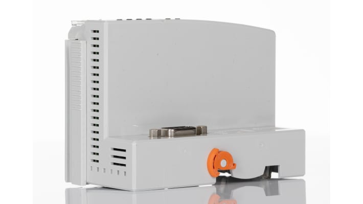 Wago 750-833, CPU PLC serie 753, 24 V c.c., montaggio su guida DIN-35, dimensioni 100 x 71,1 x 50,5 mm.