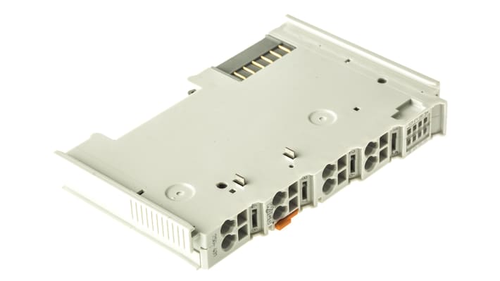 Modulo I/O digitale Wago 750-431, 8 ingressi 24 V CC, compatto 100 x 12 x 67,8 mm, montaggio su guida DIN.