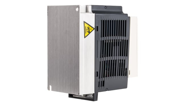 Inverter industriale Schneider Electric ATV12H055M2, 0,55 kW, 230 V c.a., 1 fase - Serie ATV 12. Regola la velocità dei motori con precisione, filtro EMC integrato. Ideale per settore tessile, miscelazione di bevande e automazione.