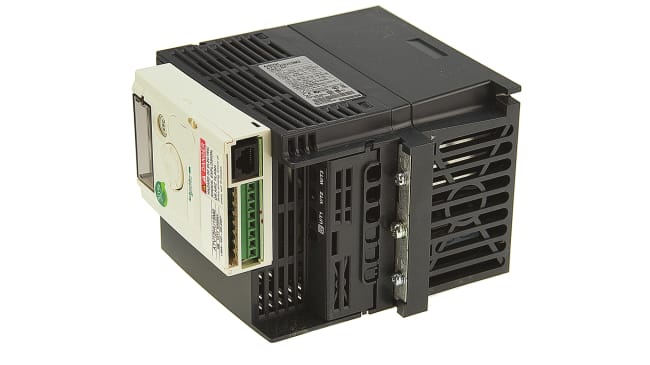 Schneider Electric ATV12HU15M2 Inverter 1,5 kW 230 V c.a. Monofase - Ideale per motori industriali. Con protocollo Modbus e design compatto.