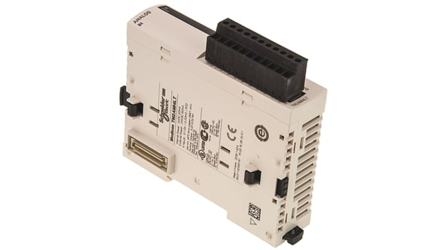 Modulo I/O analogico Schneider Electric TM2AMI4LT per Modicon M238, 4 ingressi, installazione semplificata, dimensioni 0,9 x 2,75 x 3,5 poll.