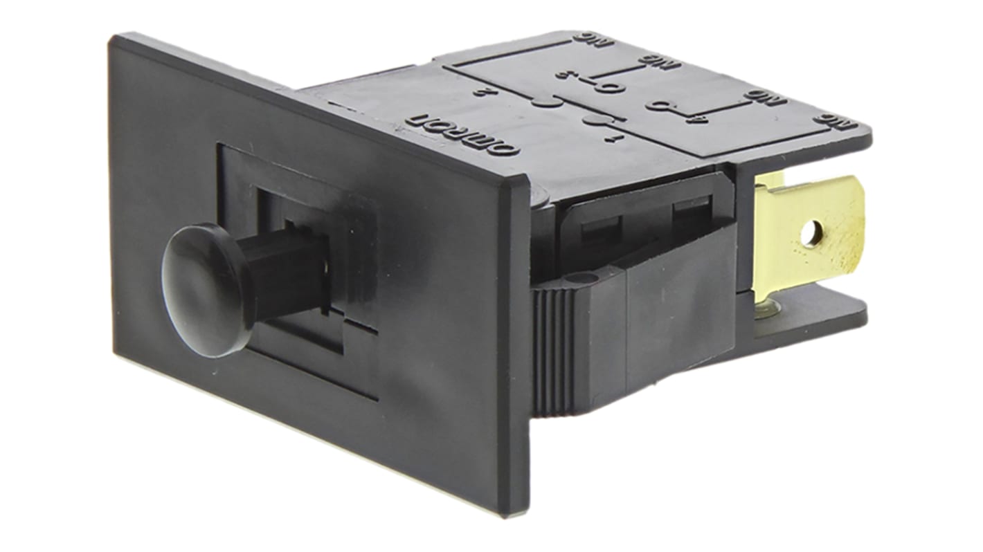 Microinterruttore Omron D2D-2100 SPDT, forza di azionamento 2,94 N, contatti positivi, profondità 13 mm, conforme RoHS.