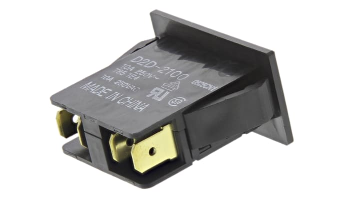 Microinterruttore Omron D2D-2100 SPDT, forza di azionamento 2,94 N, contatti positivi, profondità 13 mm, conforme RoHS.