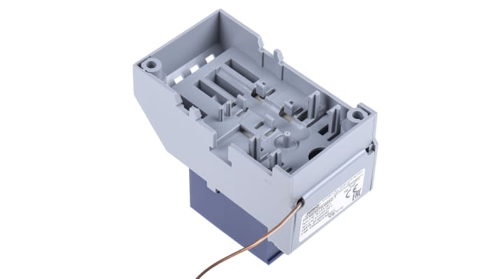 Termostato capillare Jumo, monitor di temperatura heatTHERM-DR, lunghezza capillare 2000 mm, configurazione NO/NC, grado di protezione IP20.