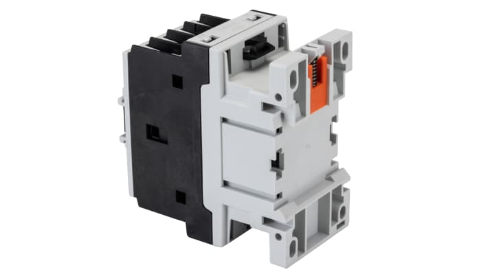 Contattore Lovato BF2510A230, 3 poli, 25 A, montaggio su guida DIN, dimensioni 81 x 45 x 80.7 mm, grado di protezione IP20.