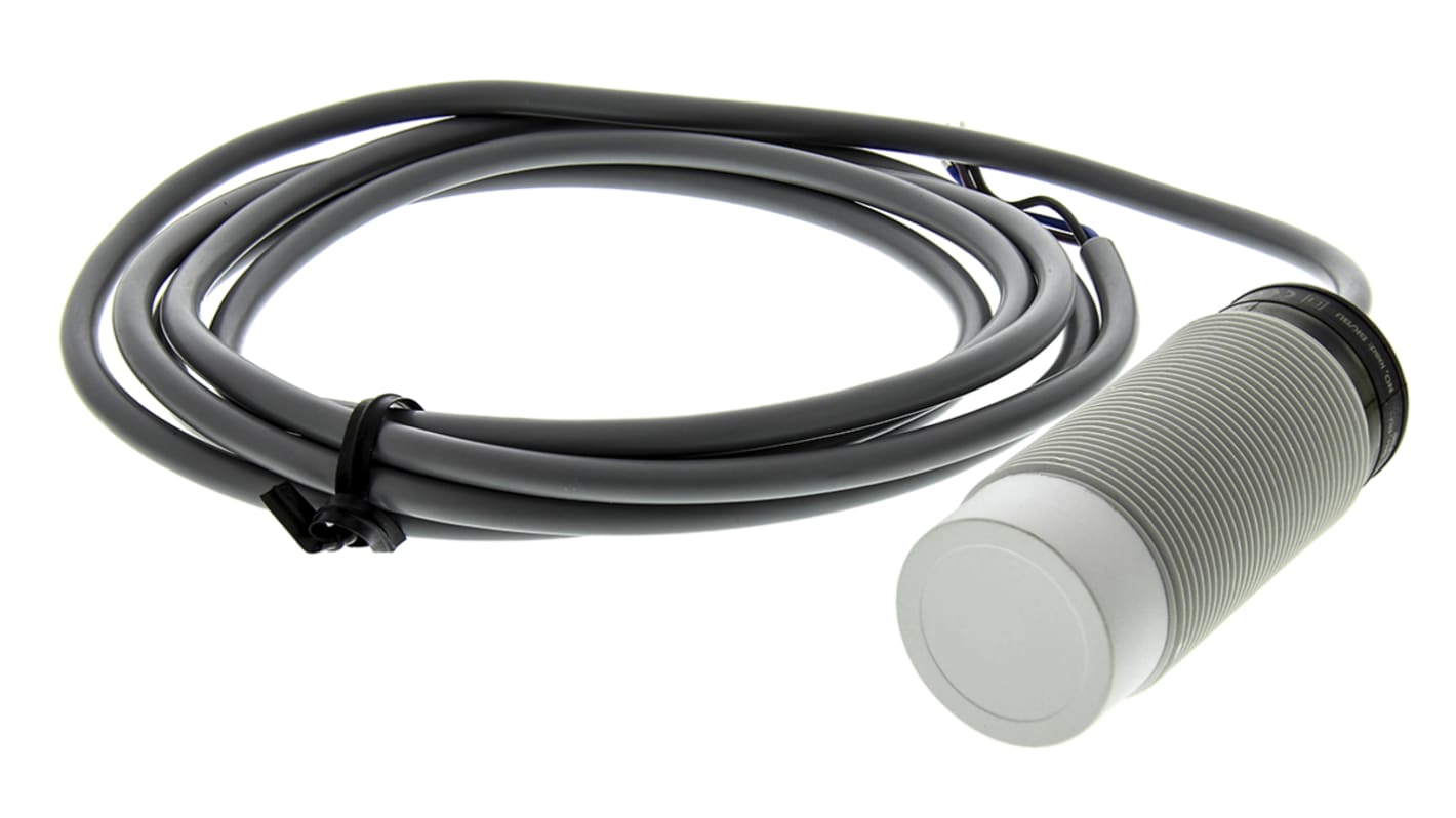 Sensore di prossimità cilindrico PNP Telemecanique Sensors XT230A1PAL2, tecnologia capacitiva, M30, rilevamento fino a 15 mm.