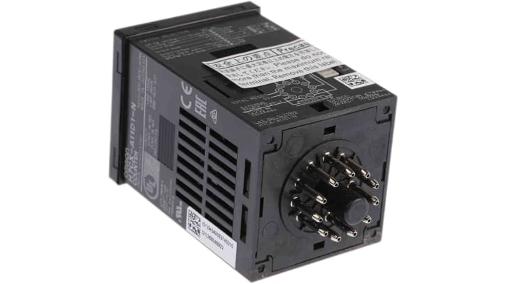 Contatore LCD 6 cifre Omron H7CX-A11D1-N, montaggio a pannello, alimentazione 12-24 V c.c., grado di protezione IP66.