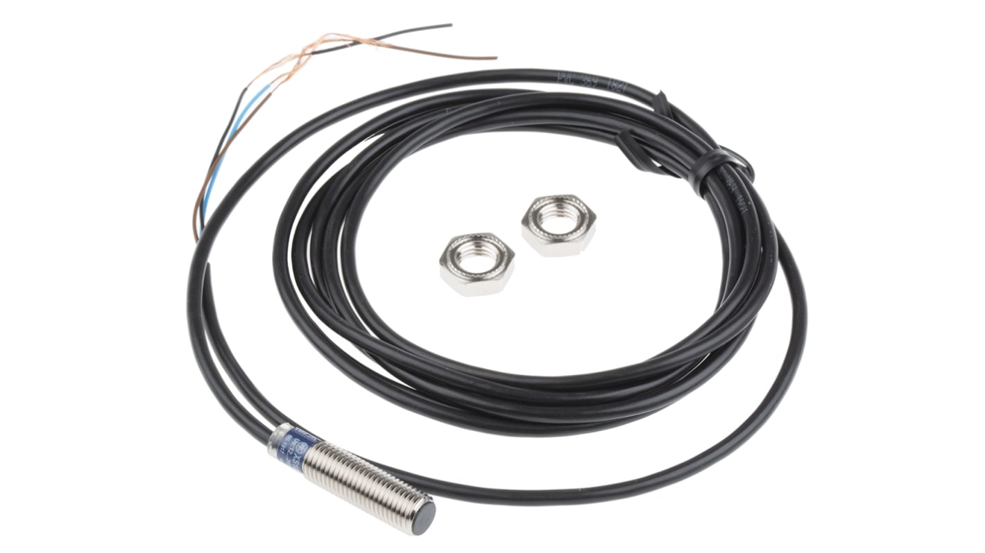 Sensore di prossimità induttivo Telemecanique XS108B3PAL2, cilindrico 2,5 mm, 10-36V CC, IP67 - Ideale per applicazioni industriali.