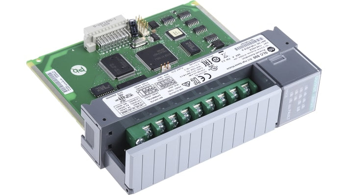 Modulo di espansione Allen Bradley 1746-HSCE per PLC SLC 500, contatore ad alta velocità, 4 uscite isolate, 24Vcc.