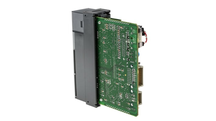 Allen Bradley 1747-L532, CPU PLC SLC 500, 5-24 V, 16000 parole, montaggio a pannello, dimensioni 145 x 35 x 142 mm.