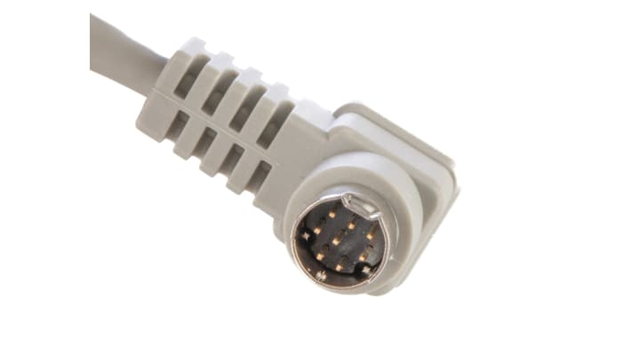 Cavo PLC Allen Bradley 1761-CBL-AP00, 0,5 m, mini DIN a 8 pin e D-sub a 9 pin, per collegamenti MicroLogix.