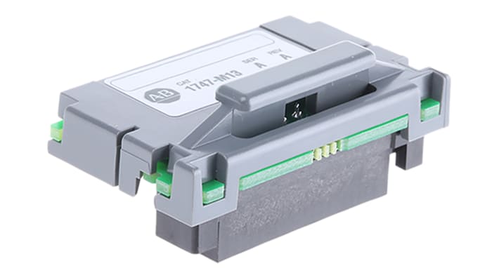 Memoria Allen Bradley 1747-M13 per SLC 5/03, 5/04 e 5/05, capacità fino a 12 K istruzioni, backup in caso di guasto batteria.