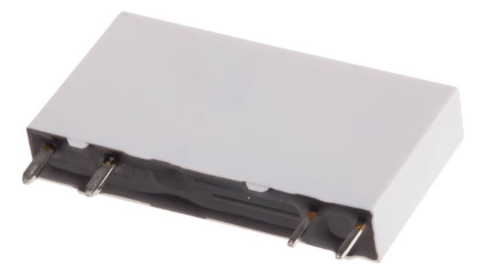 Relè di potenza Panasonic SPST, 24V cc, montaggio su PCB, corrente 6 A, dimensioni 28 mm x 15 mm x 5 mm.