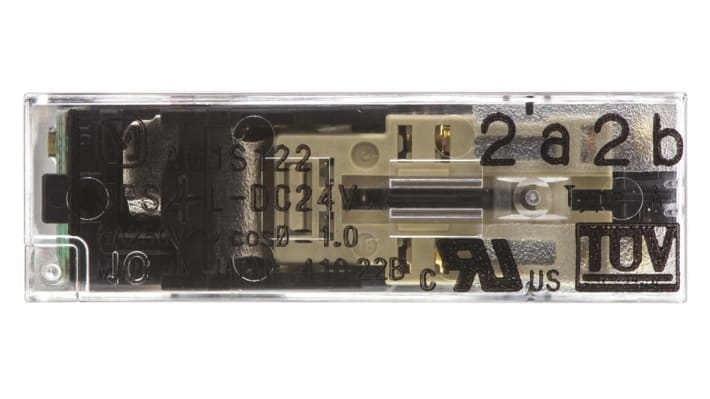 Relè Panasonic SFS2-L-DC24V DPDT a montaggio su PCB, 24V cc, 6A, profilo sottile 13mm, temperatura operativa -40°C/+85°C.