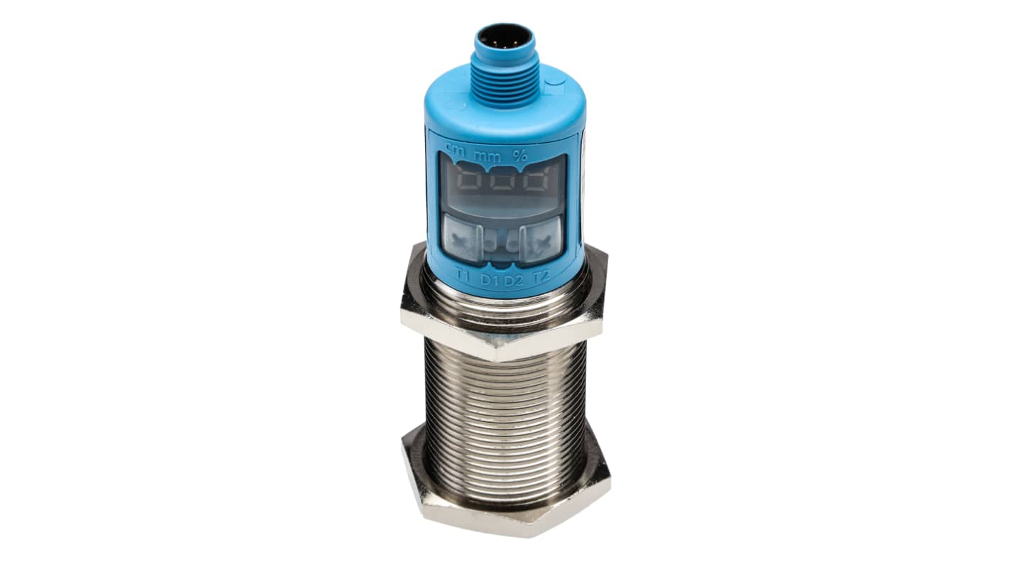 Sensore di prossimità cilindrico Sick UM30-212111, PNP, M30, rilevamento 60-350 mm, IP67, alimentazione 9-30 V c.c.