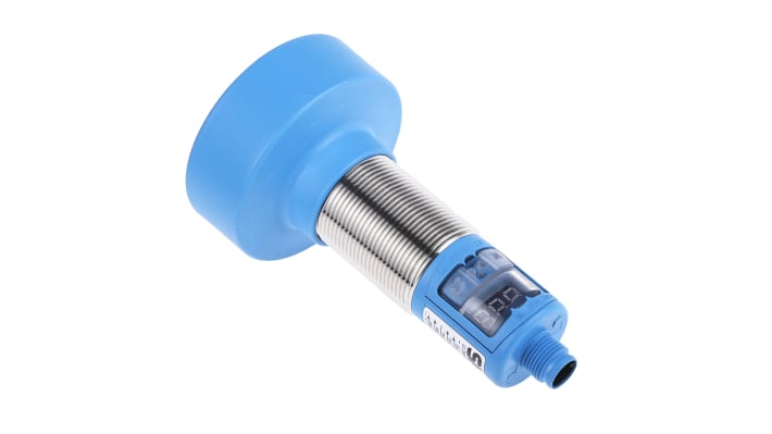 Sensore di prossimità cilindrico Sick UM30-215112 PNP M30, rilevamento 600-6000 mm, IP67, alimentazione 9-30 V c.c.
