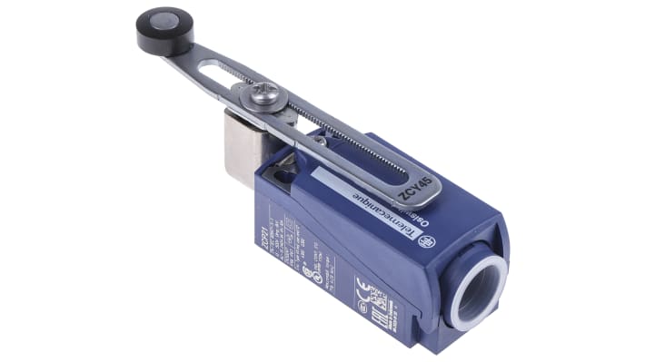 Interruttore di fine corsa Telemecanique XCKP2145G11 Leva NO/NC 240V 10A IP66/IP67. Ideale per scale mobili e assemblaggio elettrico. Design compatto.