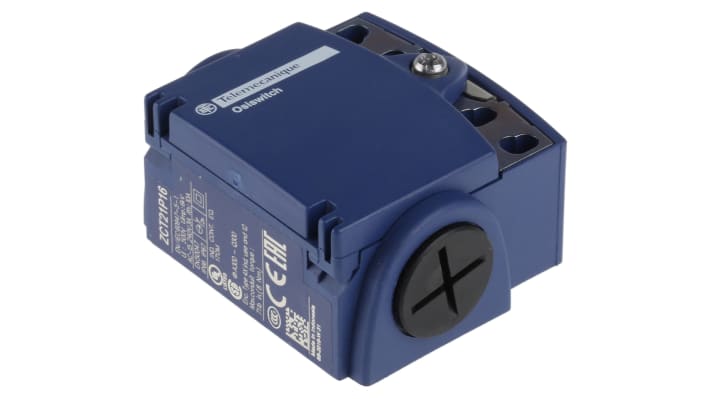 Interruttore di fine corsa Telemecanique Sensors ZCT21P16, contatti NO/NC, protezione IP66/IP67, corpo in plastica, azione rapida.