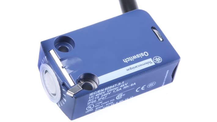 Interruttore di fine corsa Telemecanique Sensors ZCMD25L5, contatti NO/NC, tensione 240V, corrente 1,5A, corpo in lega di zinco.