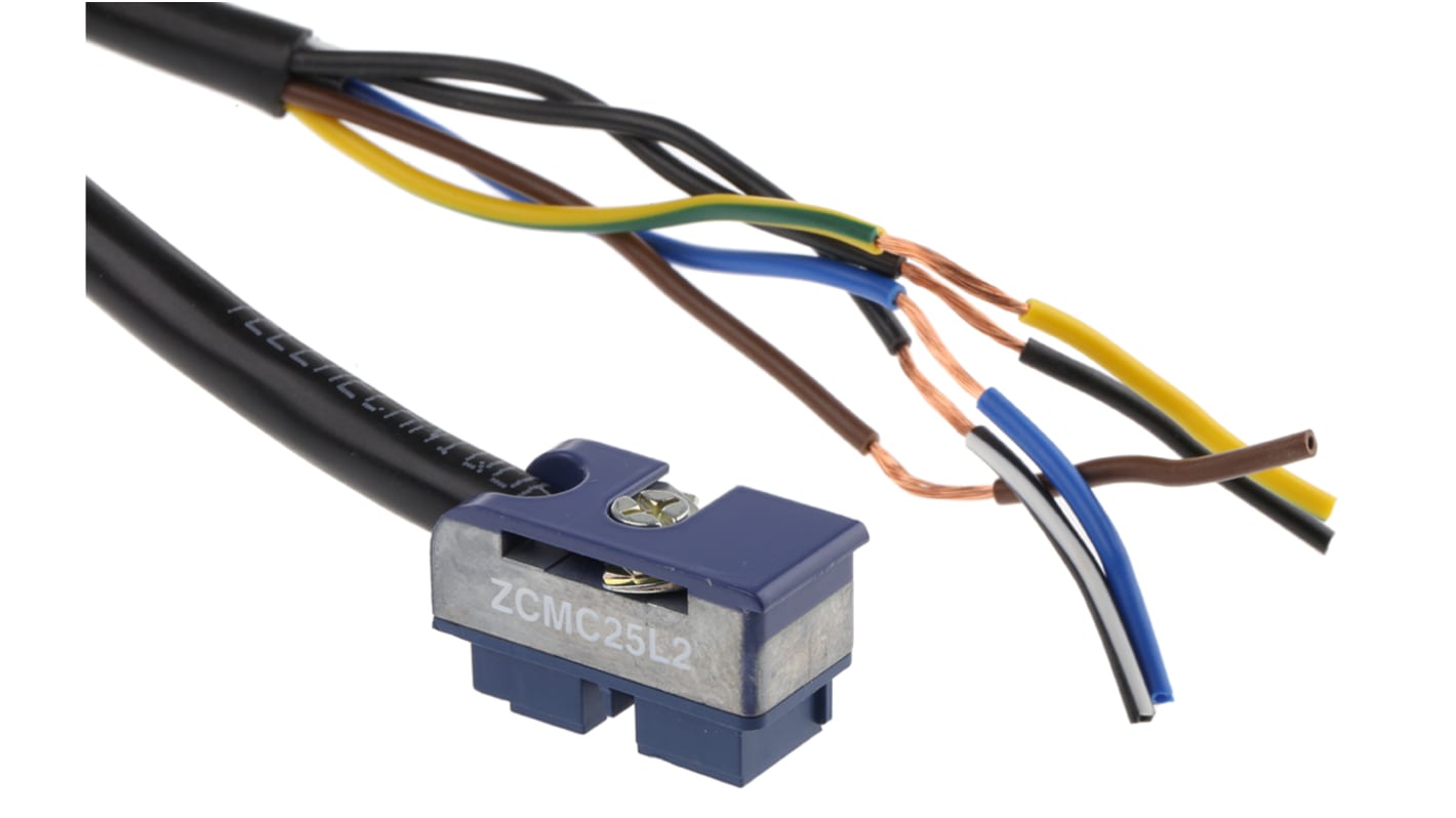Telemecanique Sensors ZCMC25L2, finecorsa OsiSense XC con contatti placcati argento e attivazione a scatto, per applicazioni industriali.