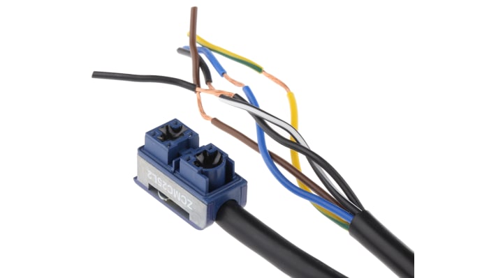 Telemecanique Sensors ZCMC25L2, finecorsa OsiSense XC con contatti placcati argento e attivazione a scatto, per applicazioni industriali.