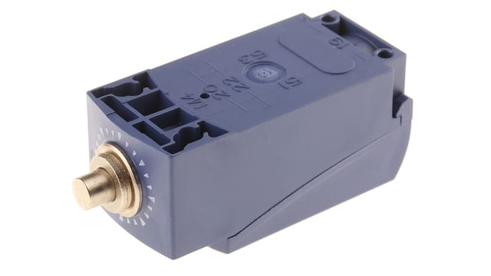 Interruttore di fine corsa Telemecanique XCKP2110G11: Stantuffo, NO/NC, 240V, 10A, IP66/IP67. Ideale per scale mobili e assemblaggio elettrico.