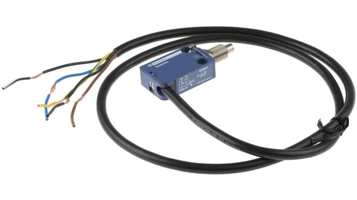 Interruttore di fine corsa Telemecanique Sensors XCMD21F0L1, attuatore a stantuffo NO/NC, protezione IP66/IP67/IP68, dimensioni 50mm x 30mm x 16mm.