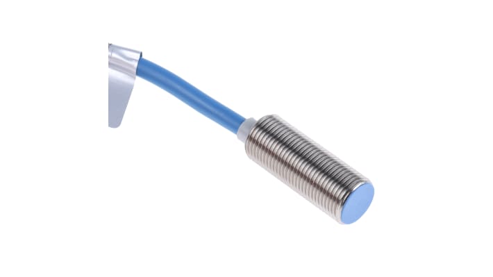 Sensore di prossimità cilindrico NAMUR Baumer IFRM 12X9503, M12, 2 mm, IP67, acciaio inox, alimentazione 5-30 V c.c.