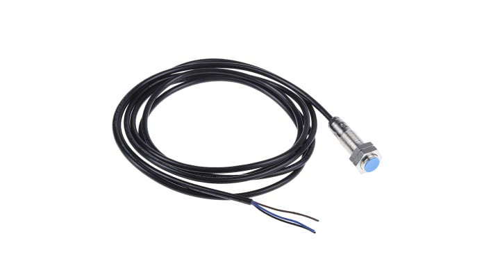 Sensore di prossimità cilindrico PNP M12 Sick IME12-04BPSZW2K, raggio di rilevamento 4 mm, grado di protezione IP67.