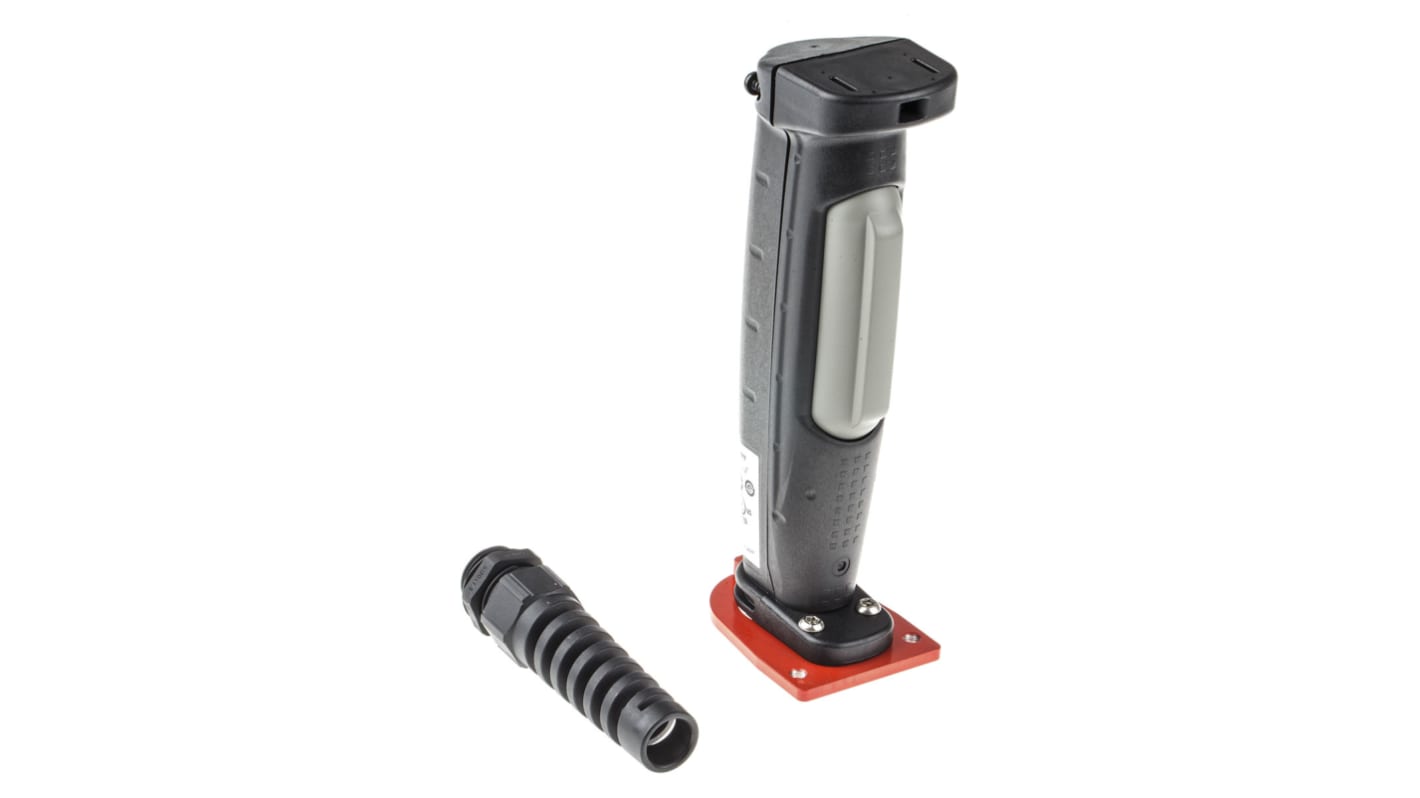 Interruttore di abilitazione di sicurezza Allen Bradley Guardmaster 440J-N21TNPM, 3 posizioni, IP66, dimensioni 260x46x58mm.